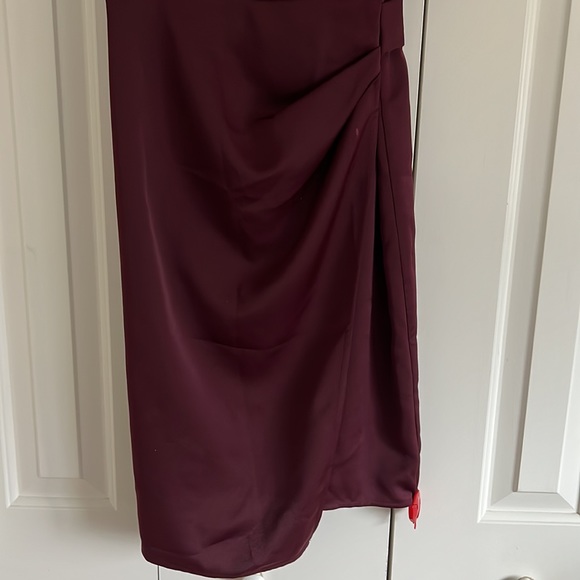 ALL SAINTS “Cadia Dress” size 4-maroon w tags! - Picture 3 of 14